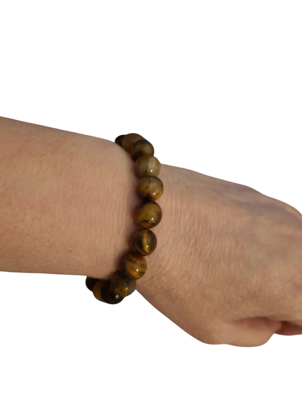 Tiger Eye Beaded Stretch Bracelet